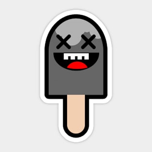 darkness character icecream Sticker